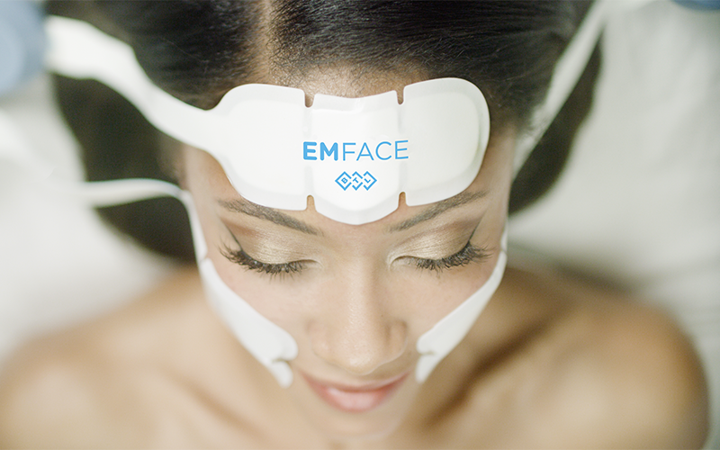 patient getting emface treatment in Arlington