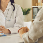 woman discussing weight loss solutions in Alexandria