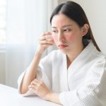 woman in recovery after CoolPeel laser treatment near DC
