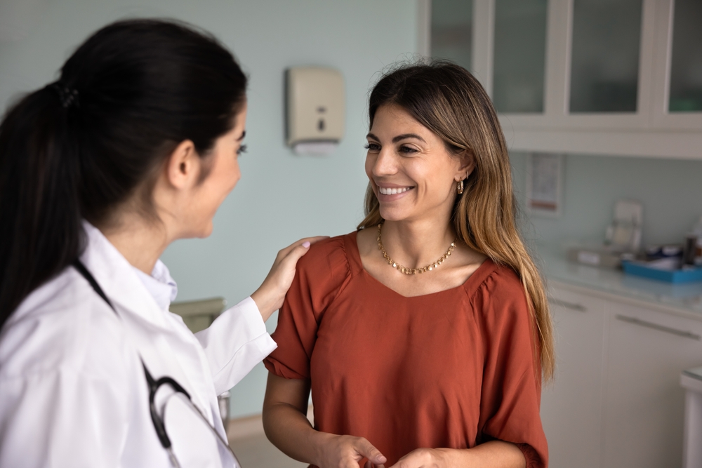 woman getting ready for genetic longevity testing in Arlington