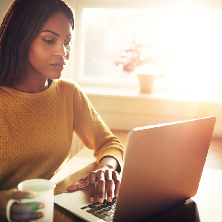 woman reading guide to weight loss programs in McLean